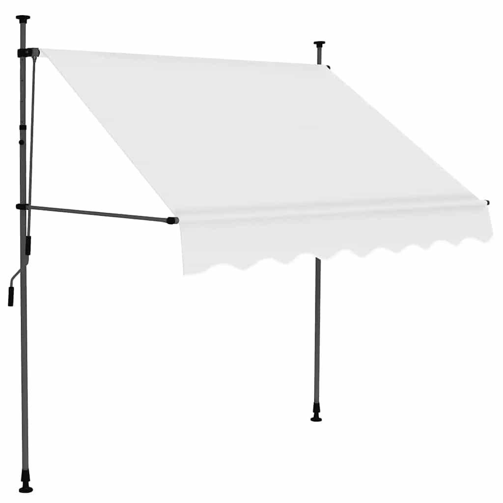Toldo manual retráctil con LED