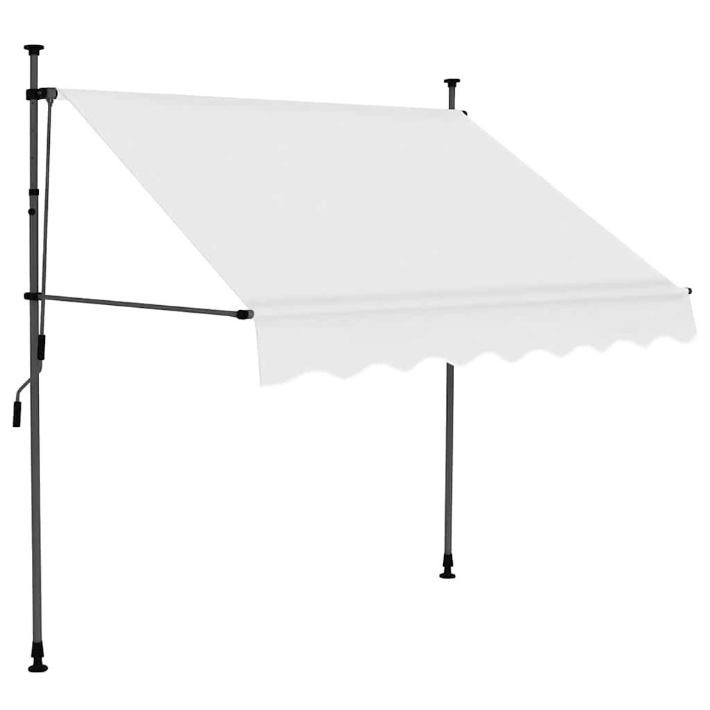 Toldo manual retráctil con LED