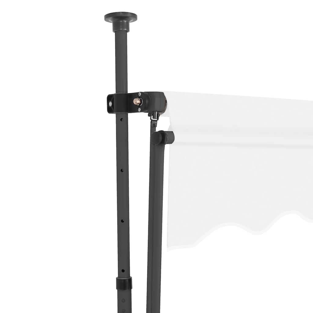 Toldo manual retráctil con LED amarillo y blanco 350x250 cm