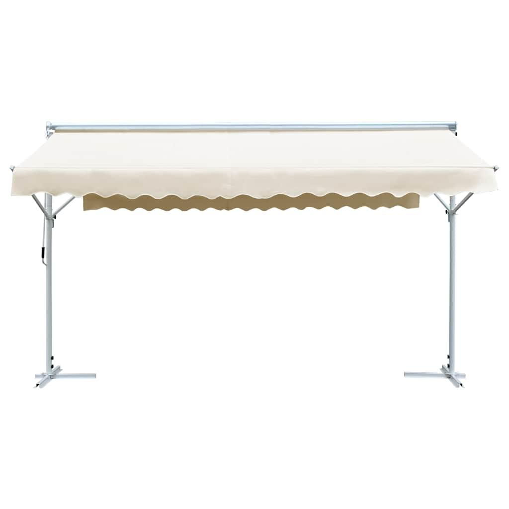 Toldo de pie independiente gris antracita 500x300 cm