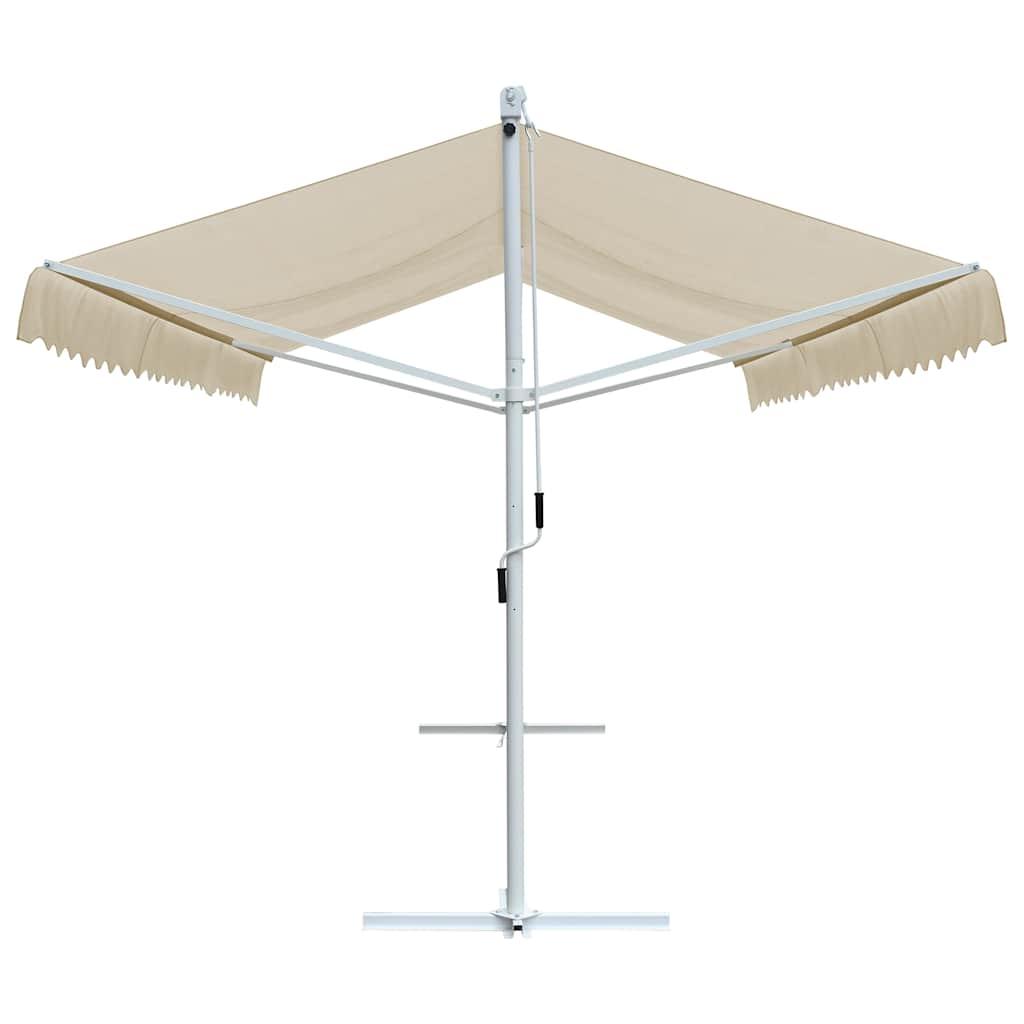 Toldo de pie independiente gris antracita 500x300 cm