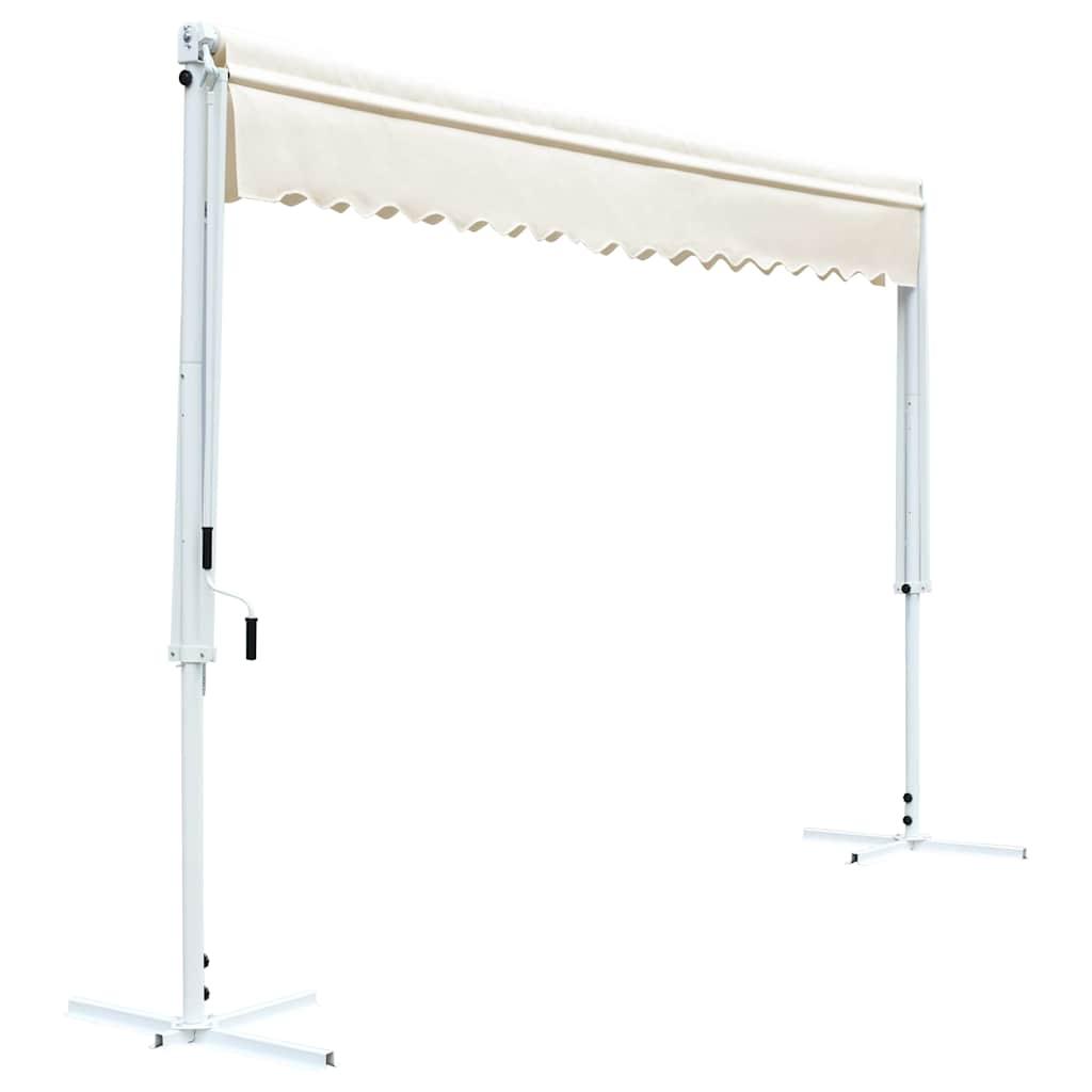 Toldo de pie independiente gris antracita 500x300 cm