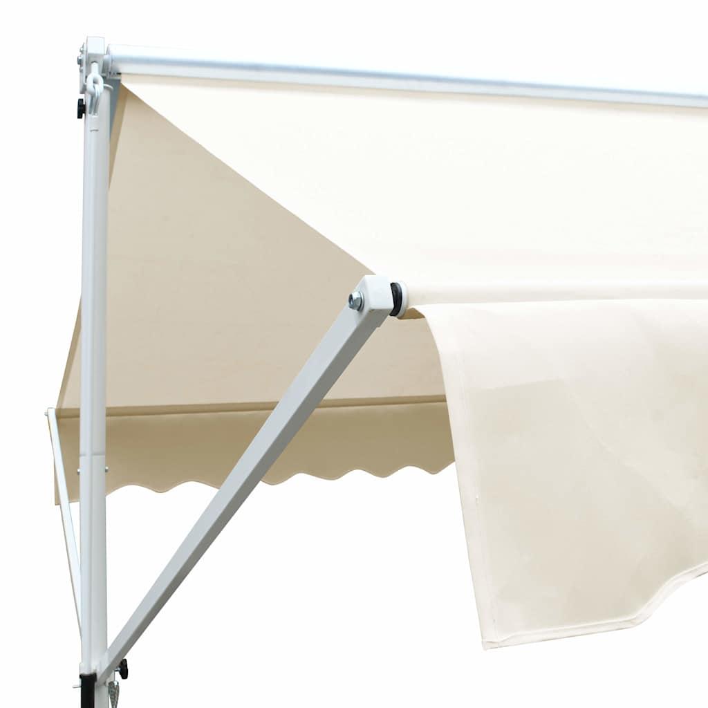 Toldo de pie independiente gris antracita 500x300 cm