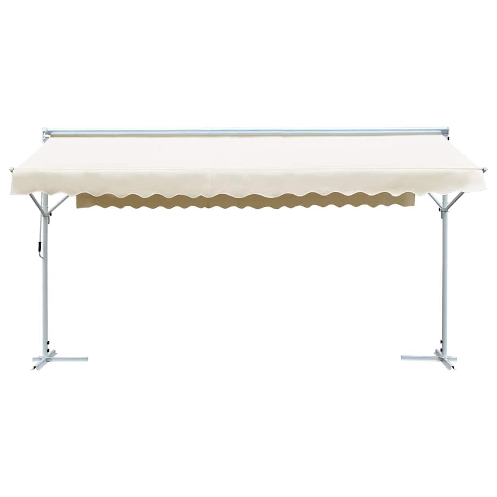 Toldo de pie independiente gris antracita 500x300 cm