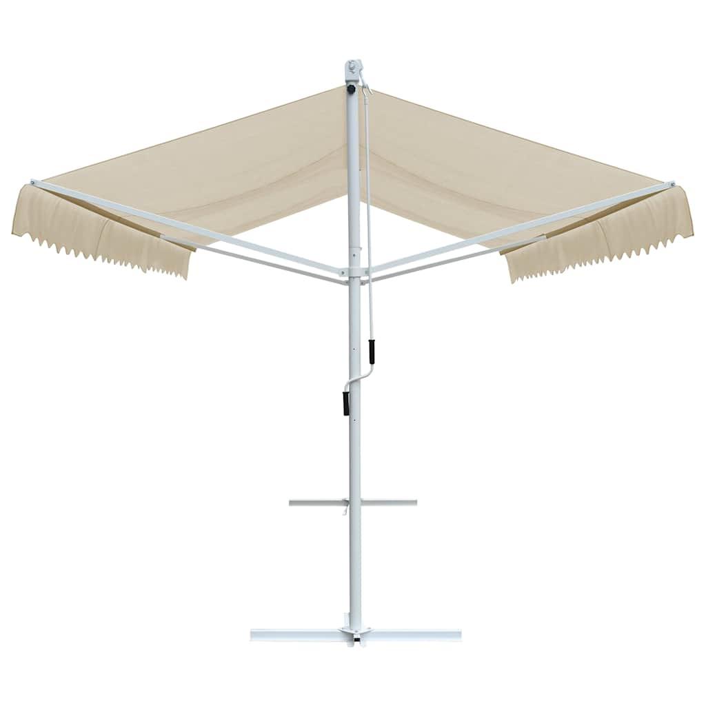 Toldo de pie independiente gris antracita 500x300 cm
