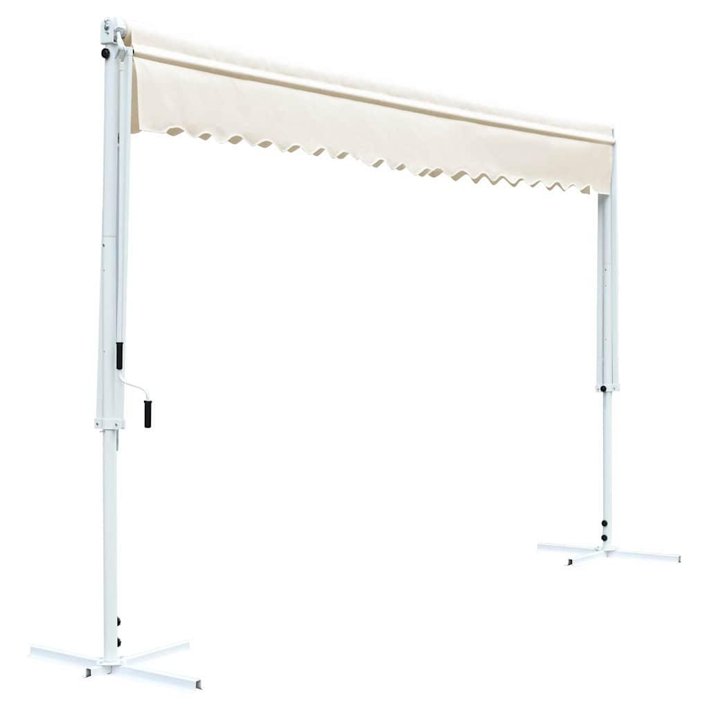 Toldo de pie independiente gris antracita 500x300 cm