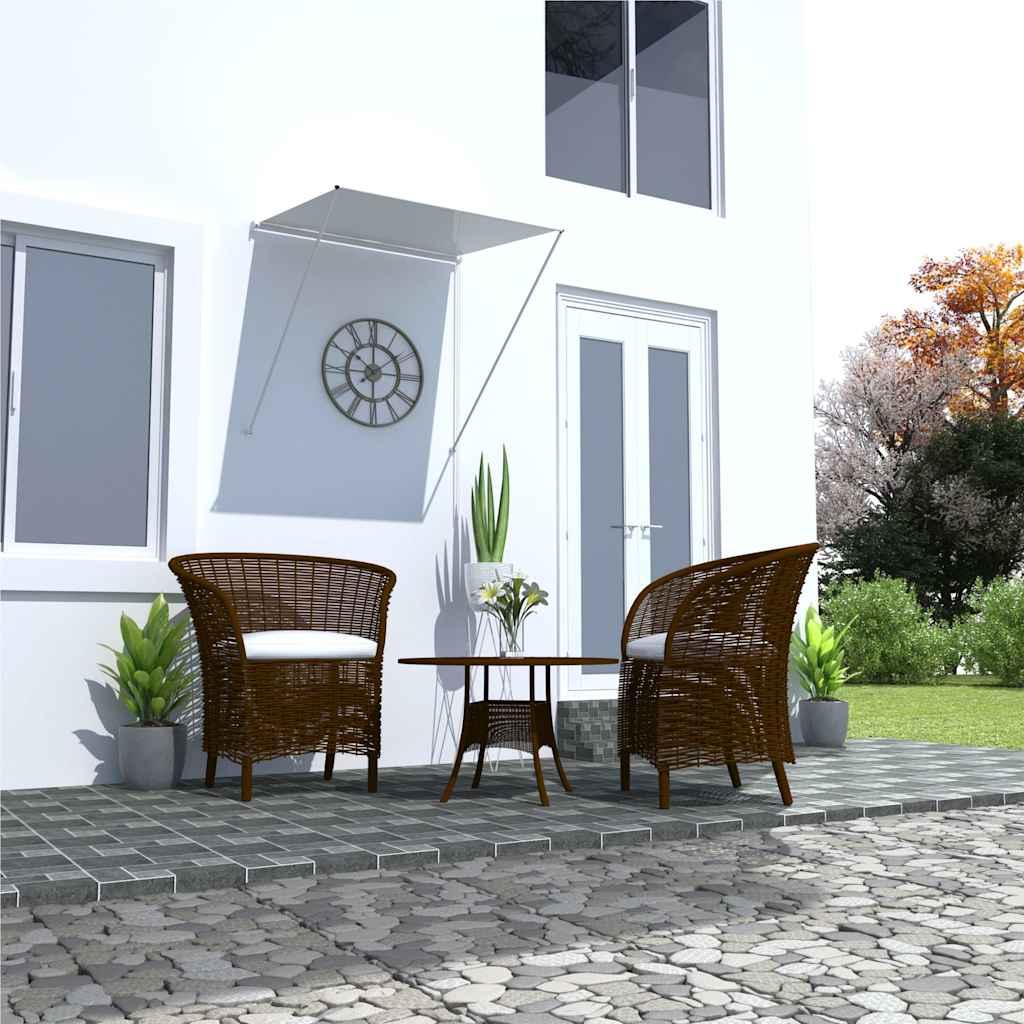 Toldo retráctil Amarillo y Naranja 300 x 250 x 165 cm