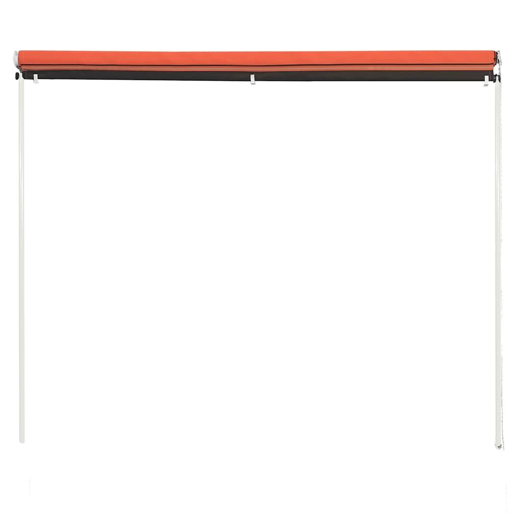 Toldo retráctil Amarillo y Naranja 300 x 250 x 165 cm