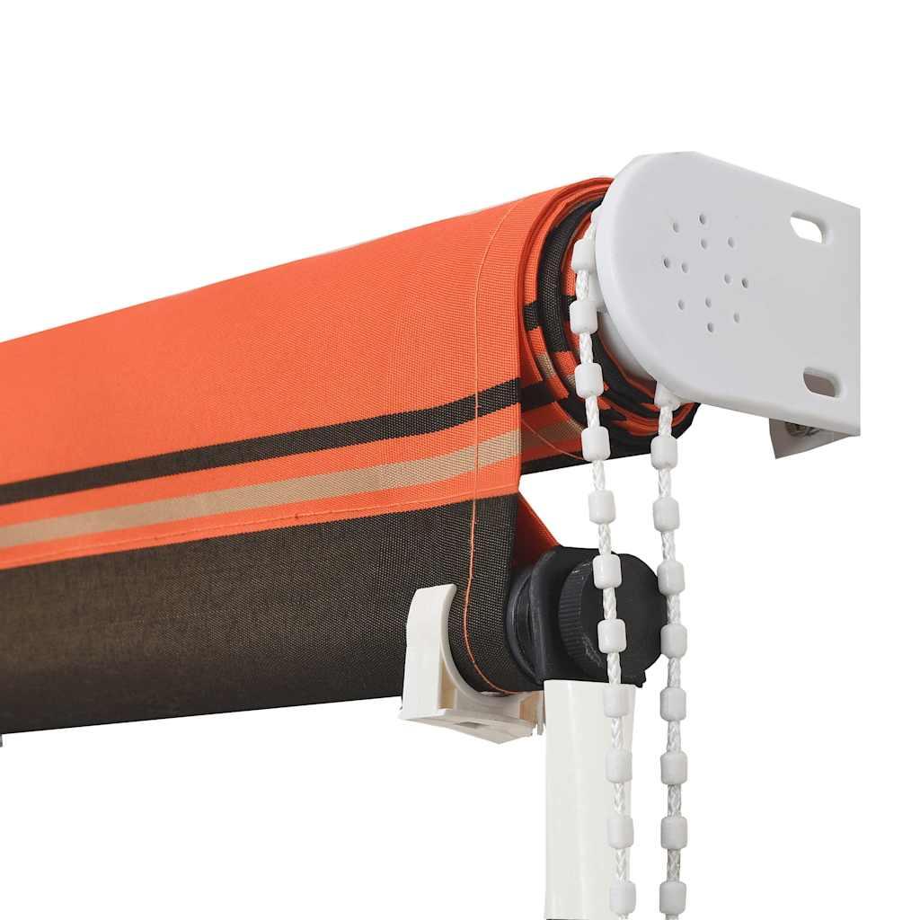 Toldo retráctil Amarillo y Naranja 300 x 250 x 165 cm