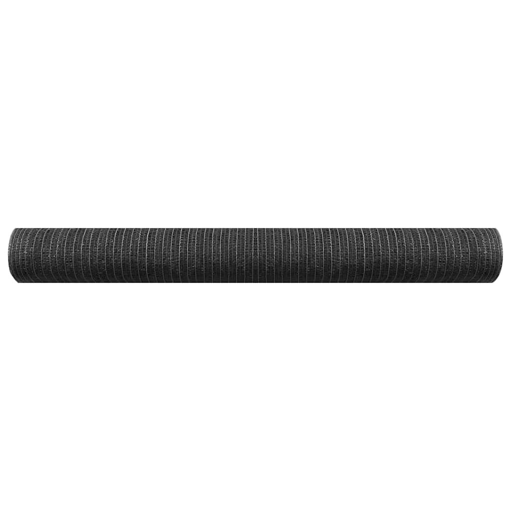 Red de privacidad HDPE gris antracita y blanco 1x10 m 150 g/m²