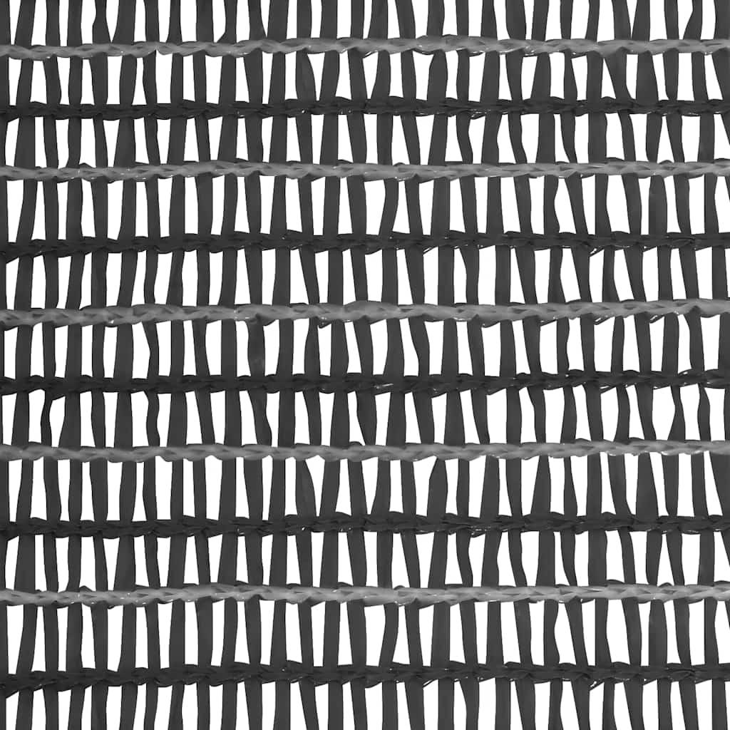 Red de privacidad HDPE gris antracita y blanco 1x10 m 150 g/m²