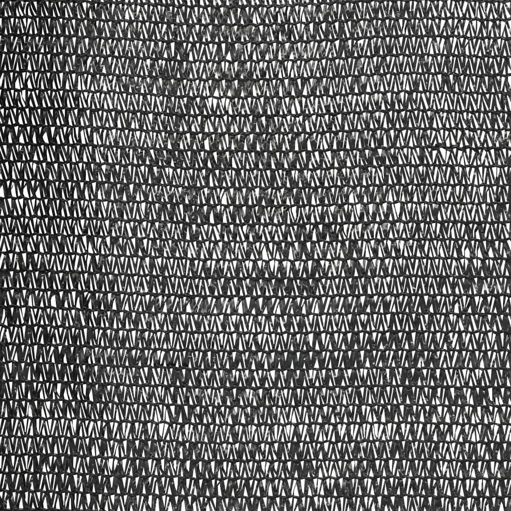 Red de privacidad HDPE gris antracita 1,2x25 m 150 g/m²