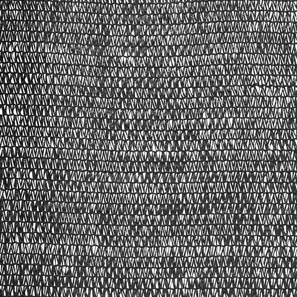 Red de privacidad HDPE gris antracita y blanco 1x10 m 150 g/m²