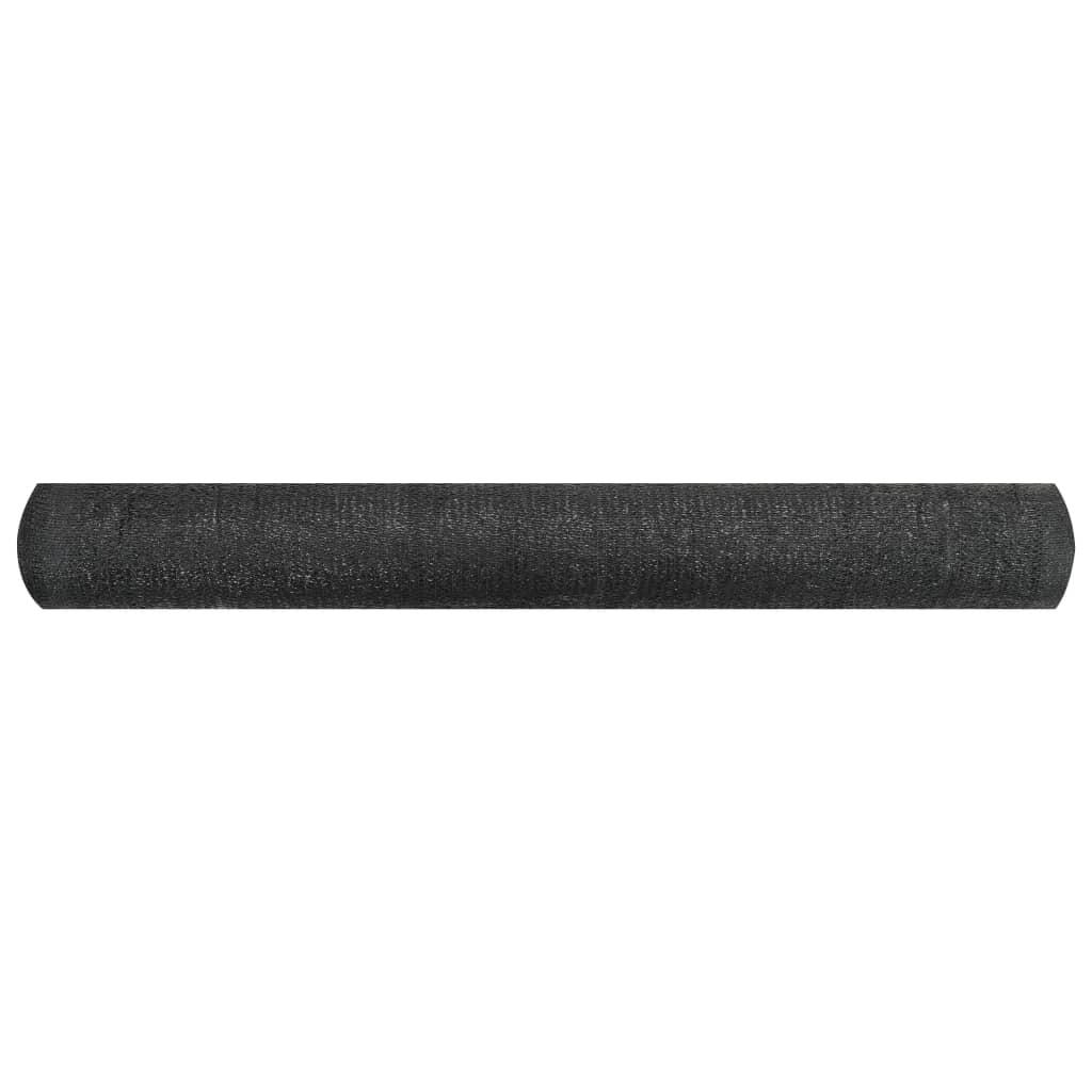 Red de privacidad HDPE gris antracita y blanco 1x10 m 150 g/m²