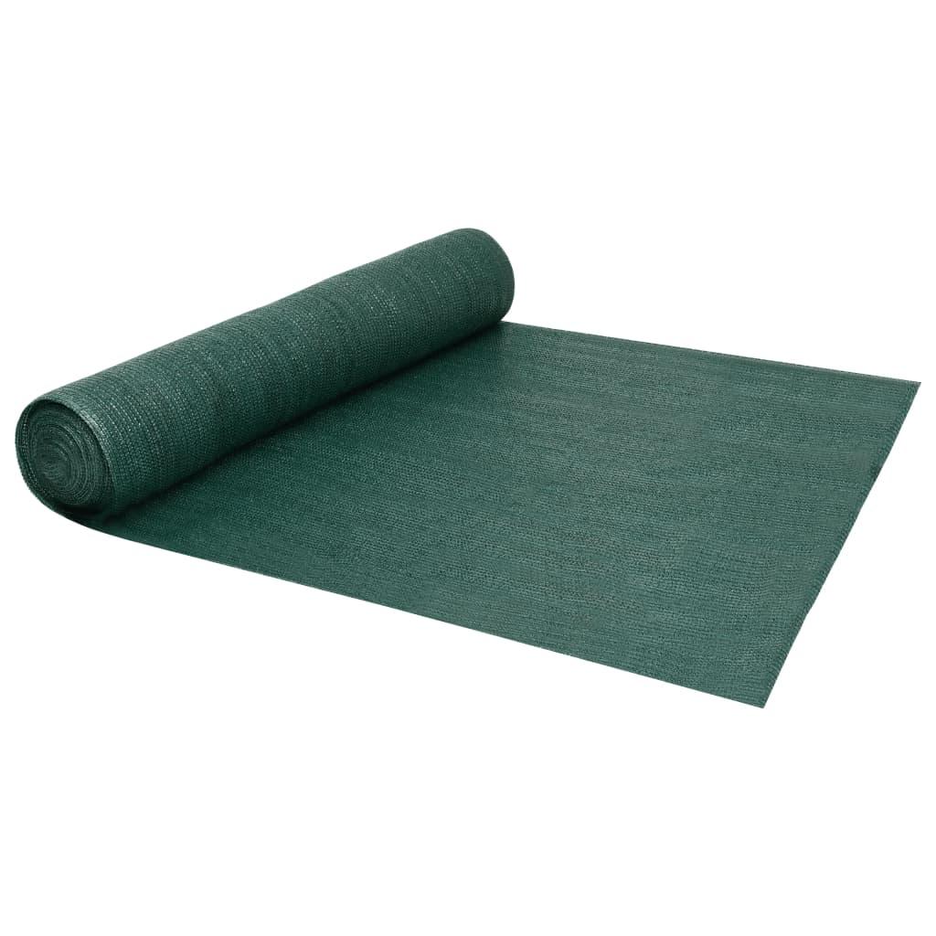 Red de privacidad HDPE gris antracita y blanco 1x10 m 150 g/m²