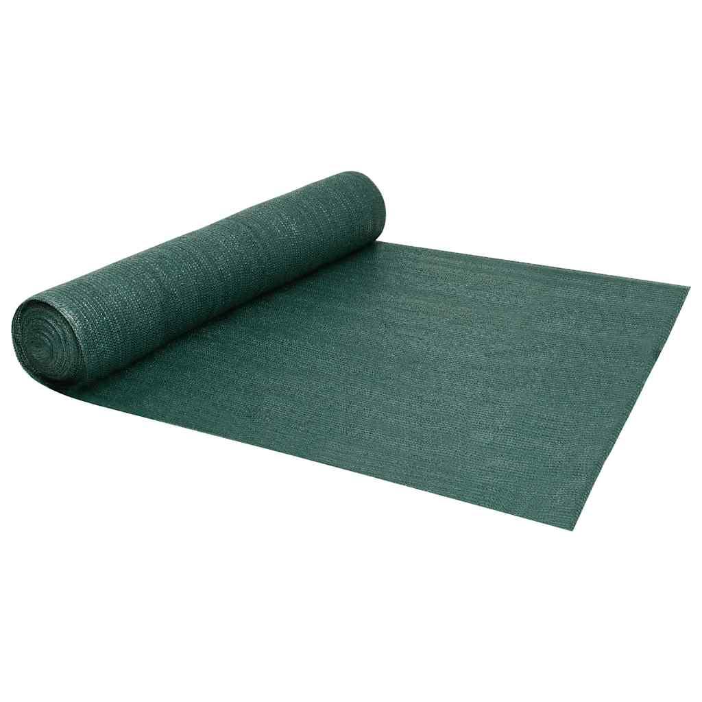 Red de privacidad HDPE gris antracita y blanco 1x10 m 150 g/m²