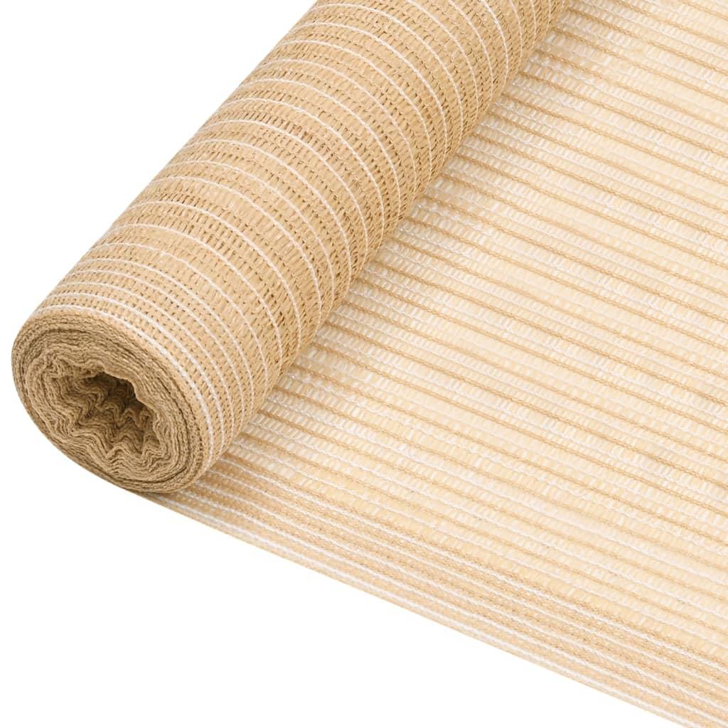 Red de privacidad HDPE gris antracita y blanco 1x10 m 150 g/m²