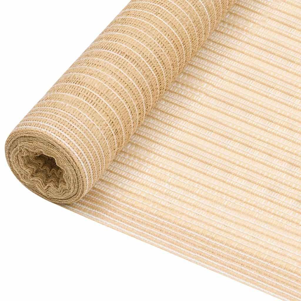 Red de privacidad HDPE gris antracita y blanco 1x10 m 150 g/m²
