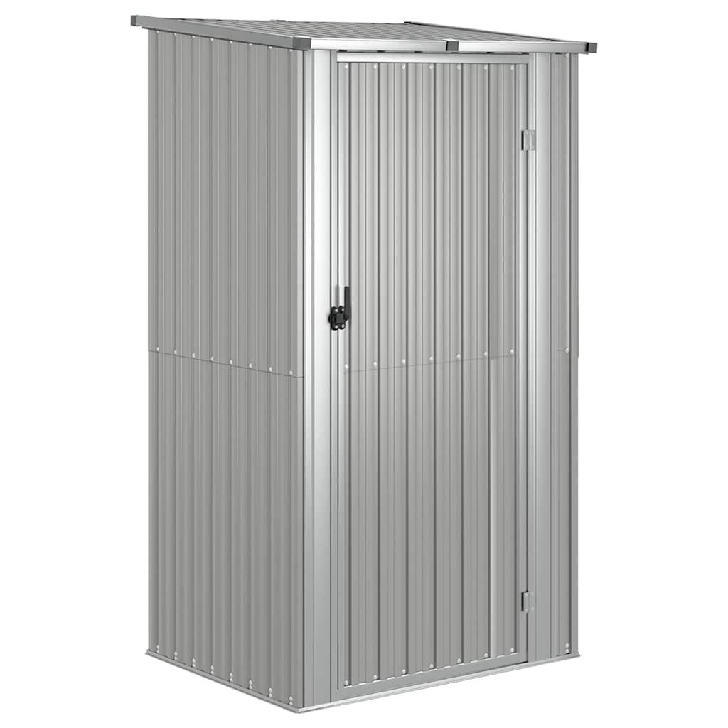 Cobertizo jardín acero galvanizado antracita 118,5x97x209,5 cm