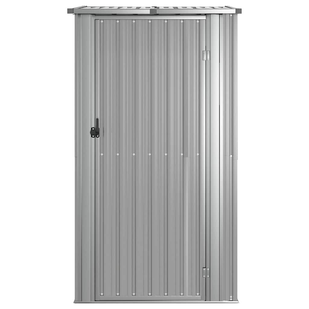 Cobertizo jardín acero galvanizado antracita 118,5x97x209,5 cm