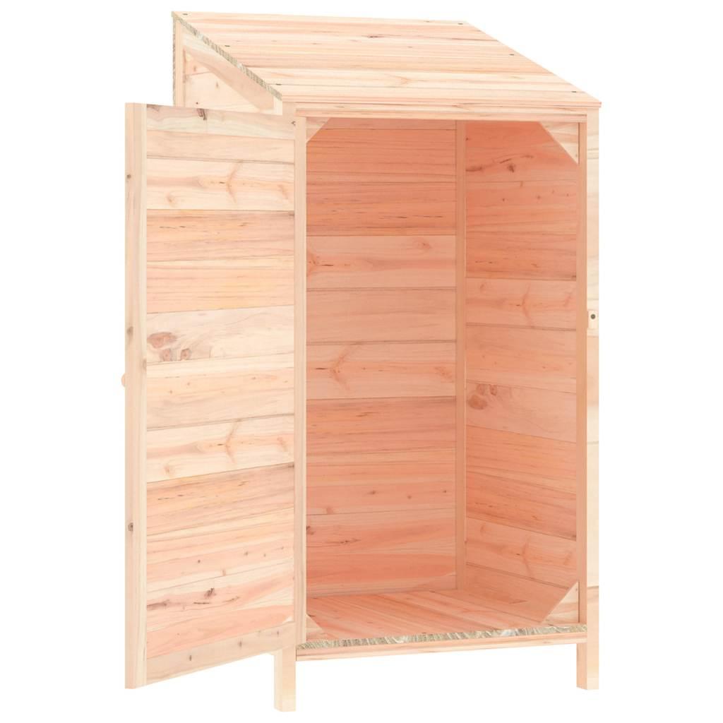 Cobertizo de jardín madera de abeto maciza blanco 102x52x112 cm