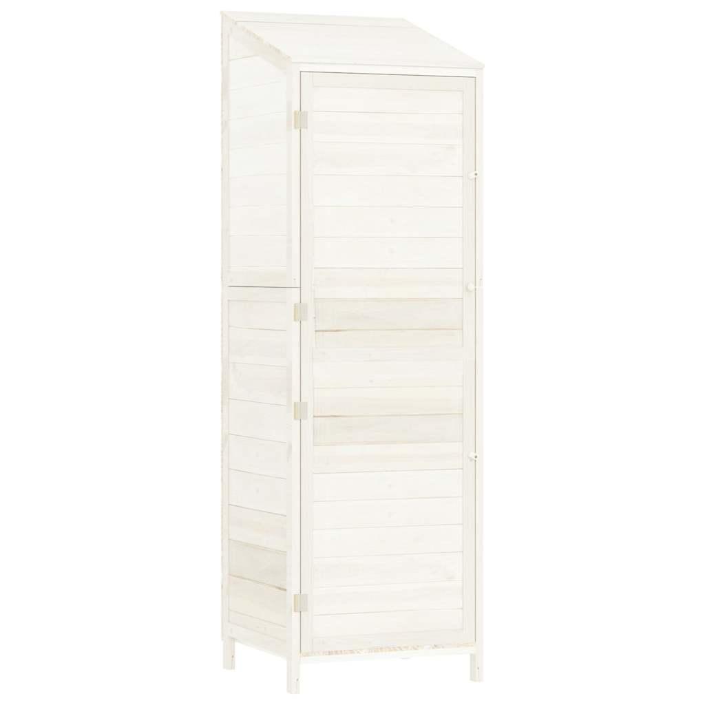 Cobertizo de jardín madera maciza abeto antracita 55x52x174,5cm