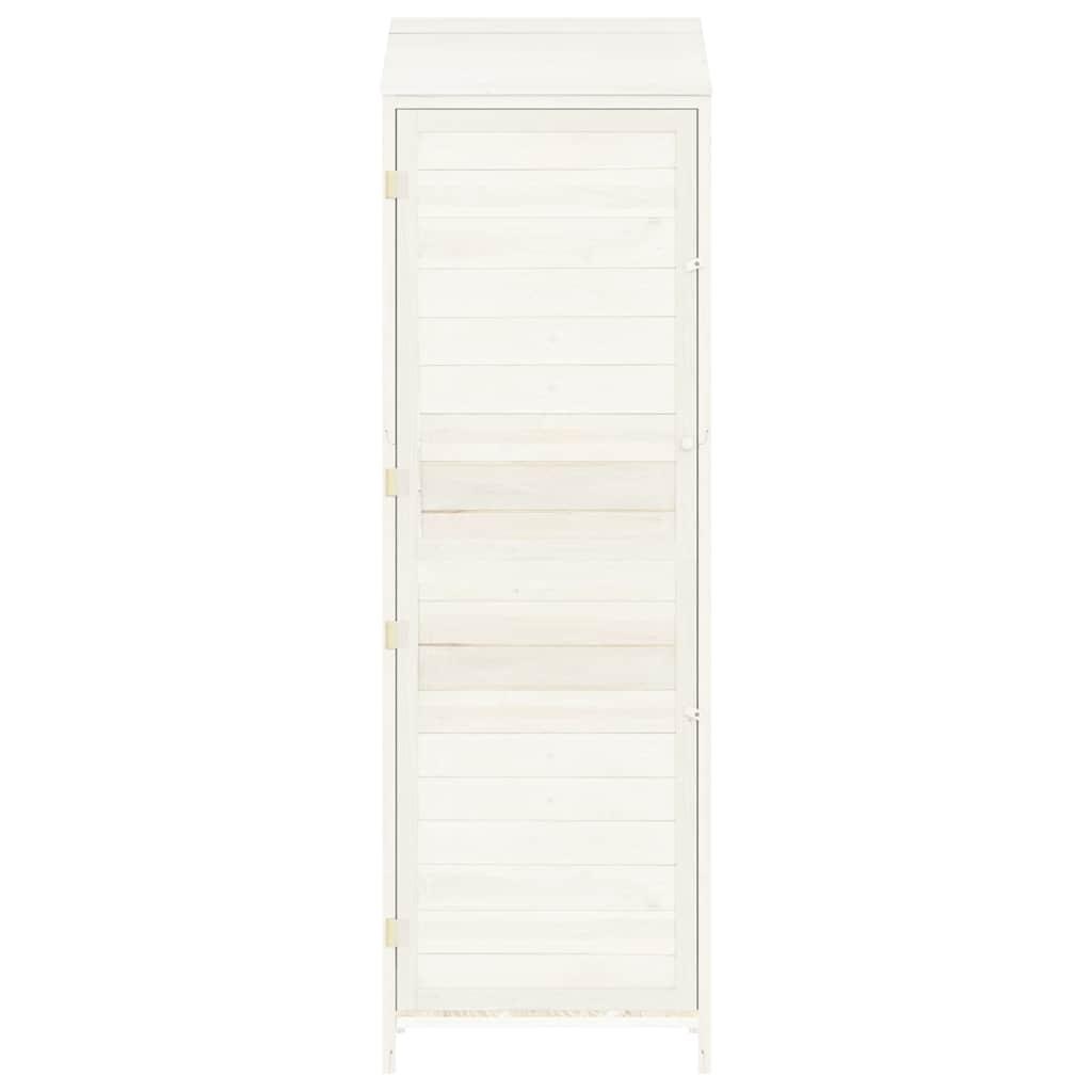 Cobertizo de jardín madera maciza abeto antracita 55x52x174,5cm