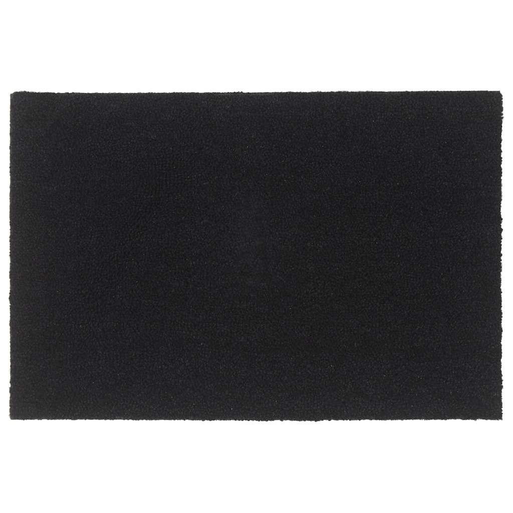 Felpudo de fibra de coco gris oscuro 100x300 cm