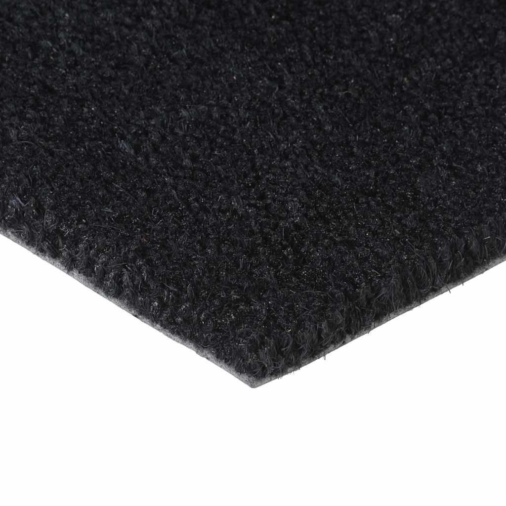 Felpudo de fibra de coco gris oscuro 100x300 cm