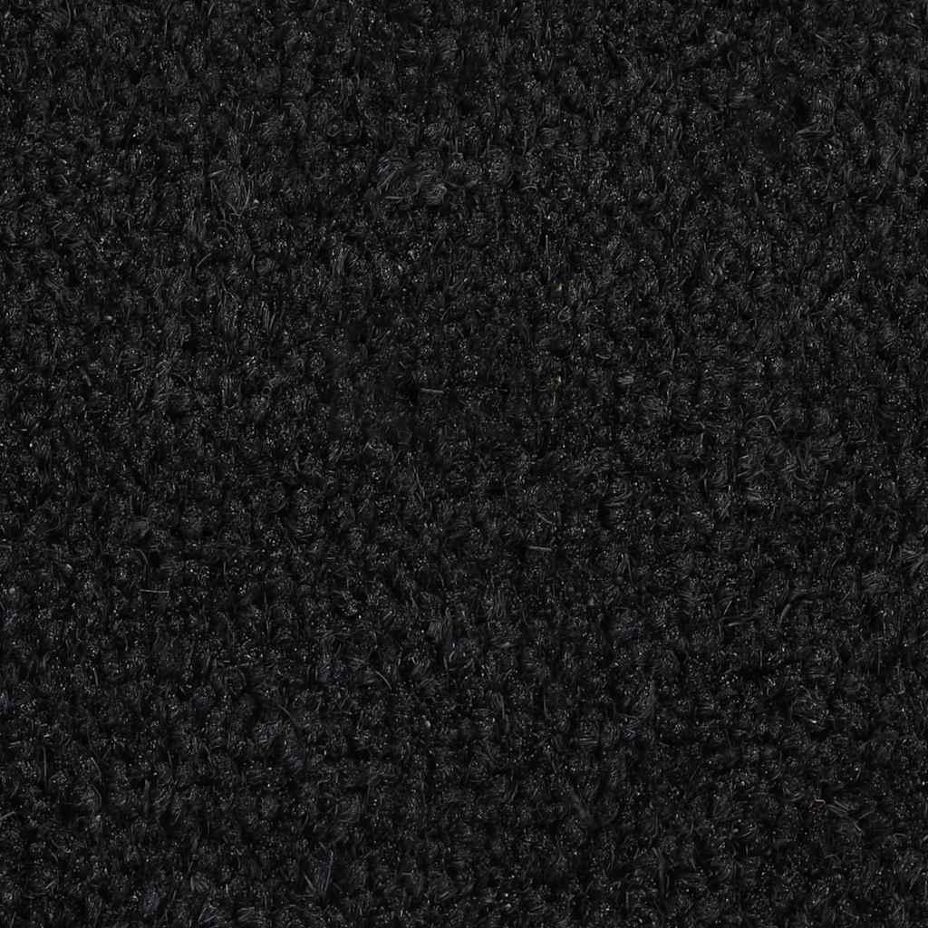 Felpudo de fibra de coco gris oscuro 100x300 cm