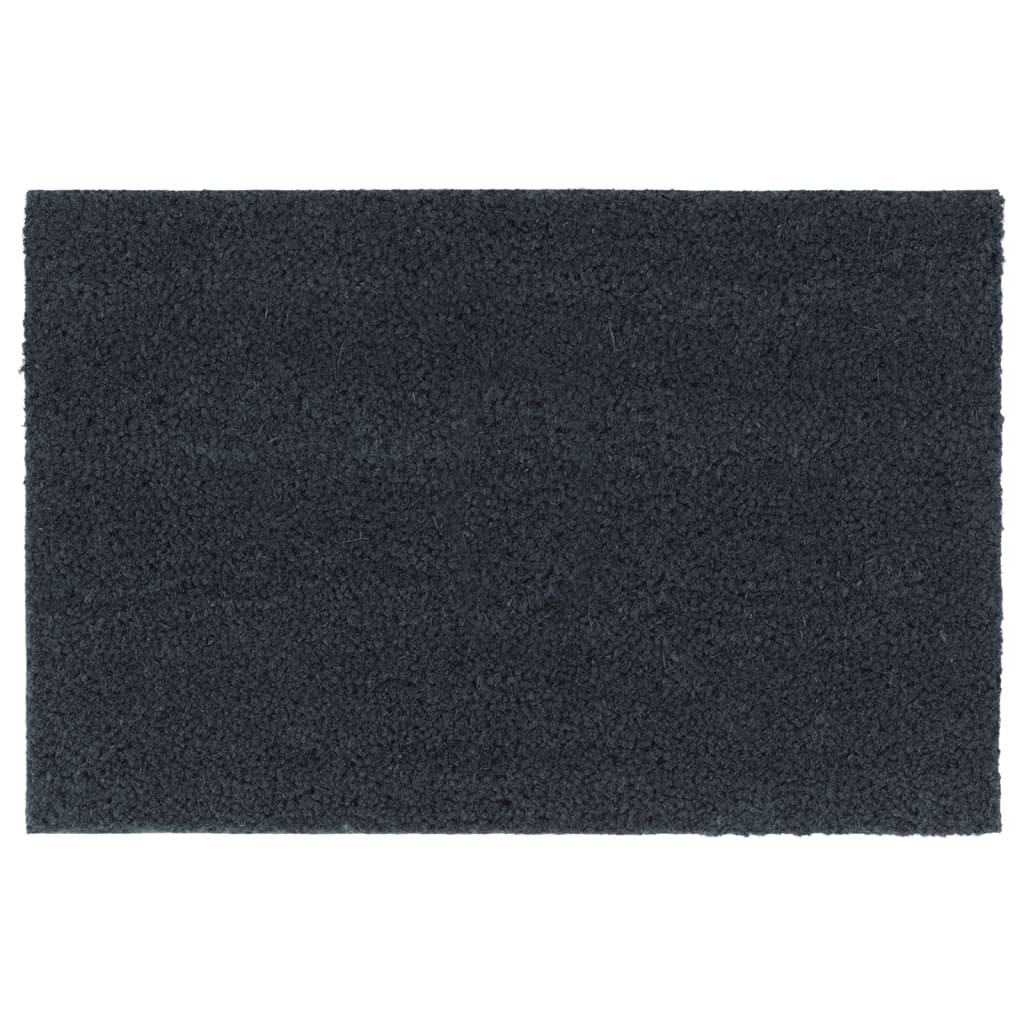 Felpudo de fibra de coco gris oscuro 100x300 cm