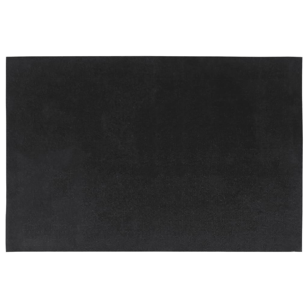 Felpudo de fibra de coco gris oscuro 100x300 cm