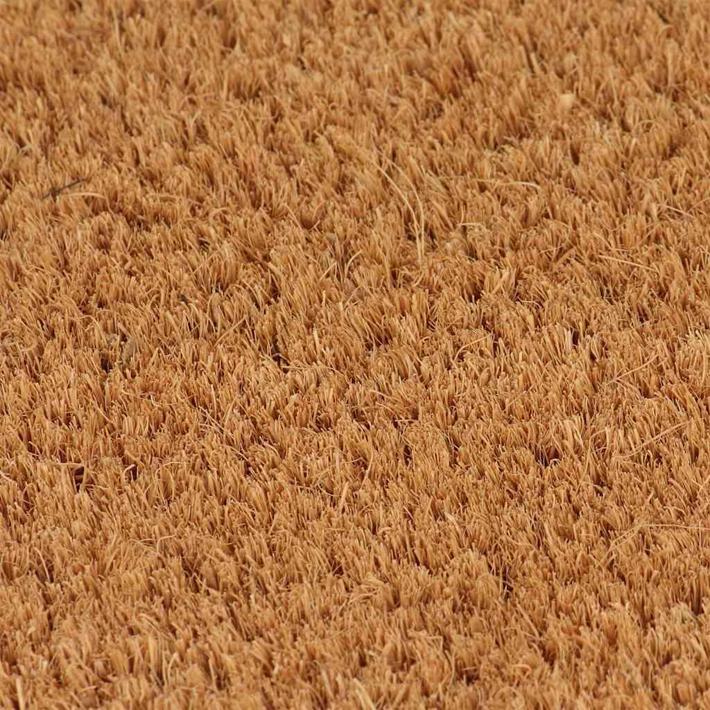 Felpudo de fibra de coco gris oscuro 100x300 cm