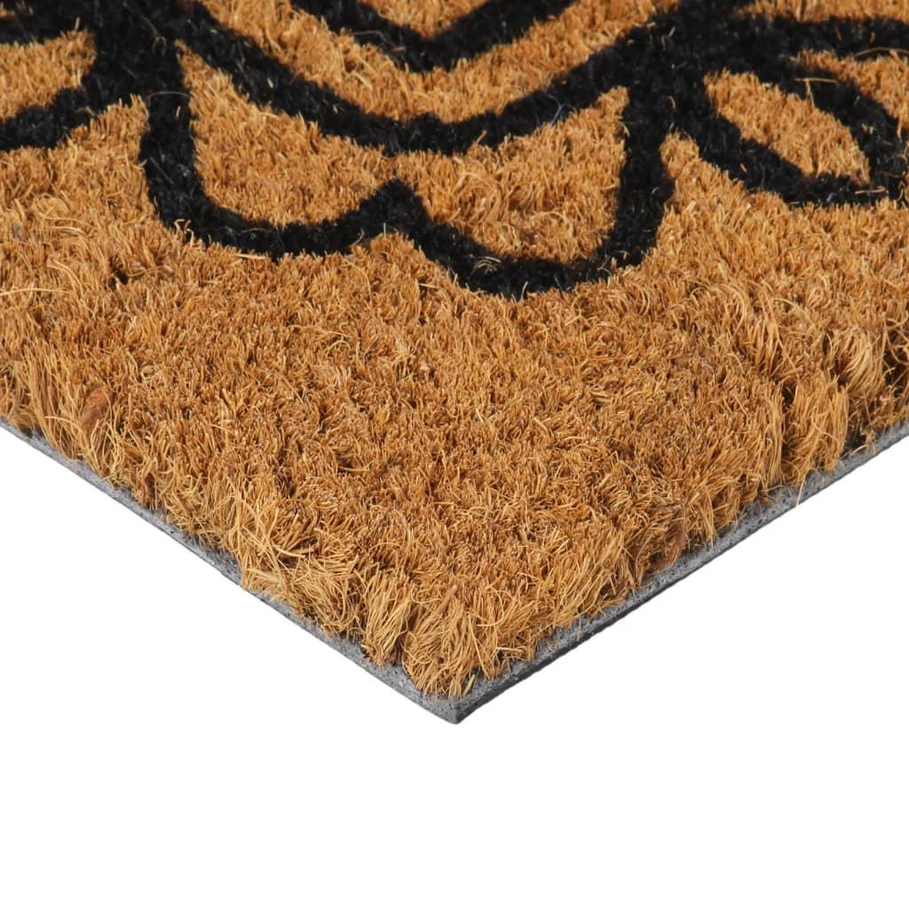 Felpudo de fibra de coco copetuda 45x75 cm