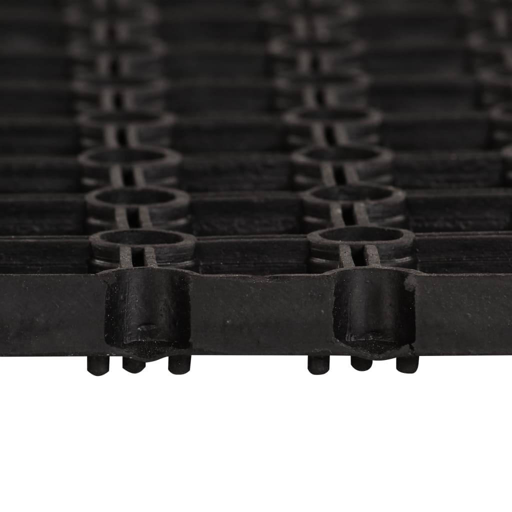 Felpudo rectangular de goma