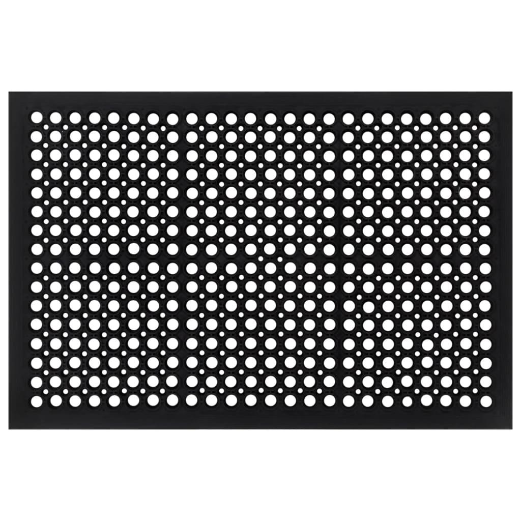 Felpudo rectangular de goma