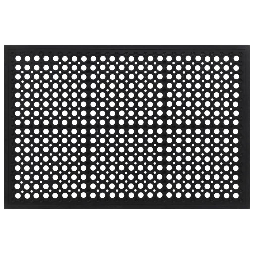 Felpudo rectangular de goma
