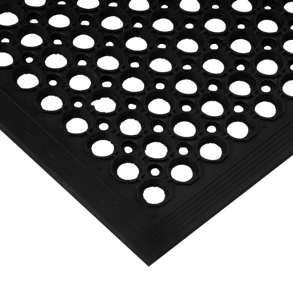Felpudo rectangular de goma