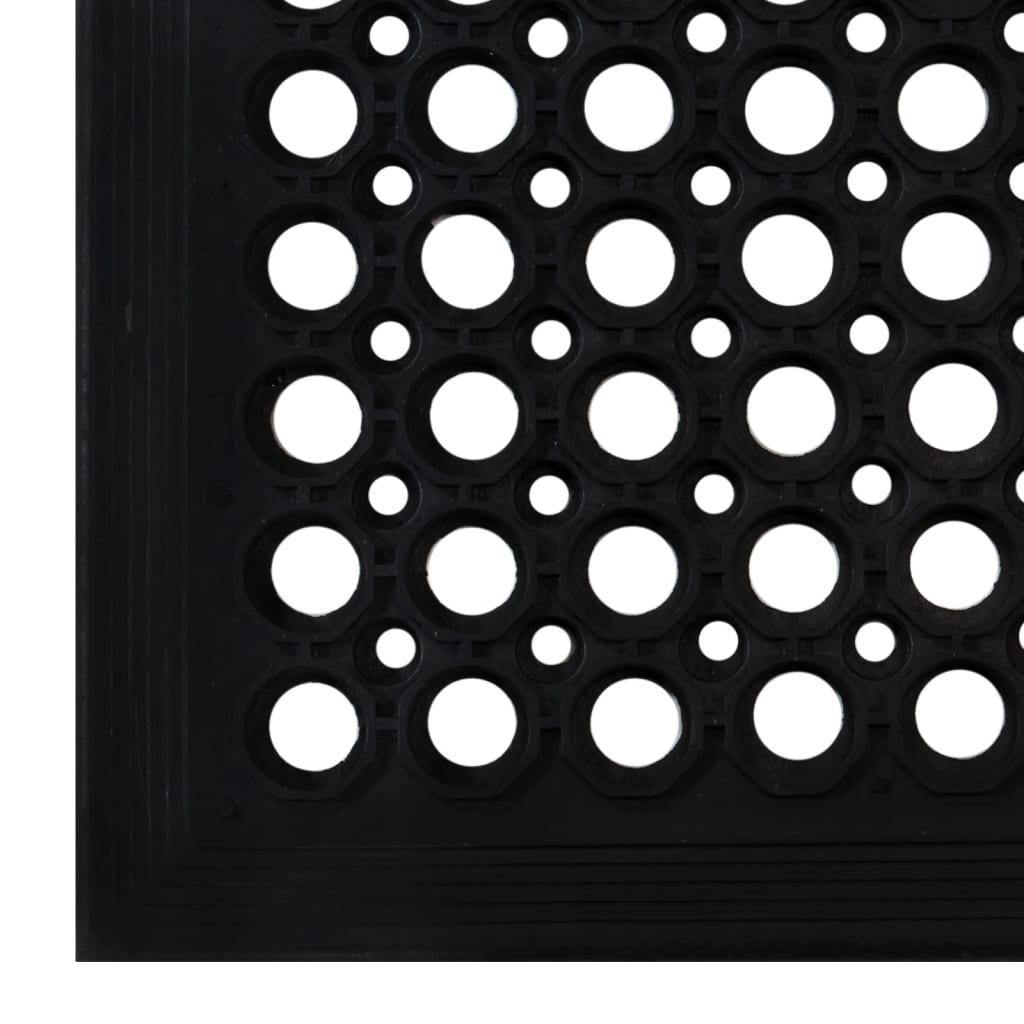 Felpudo rectangular de goma