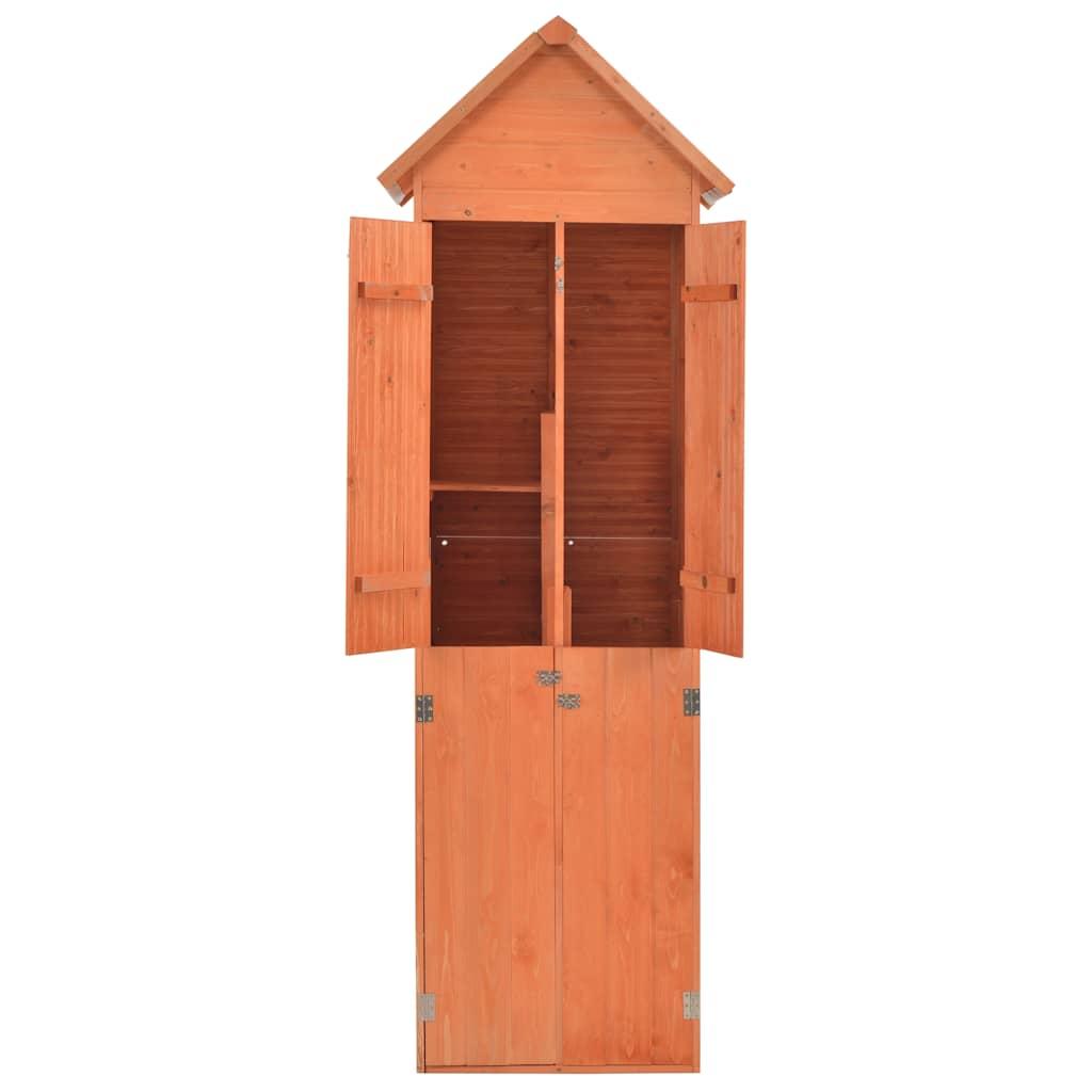 Caseta de almacenamiento de jardín de madera