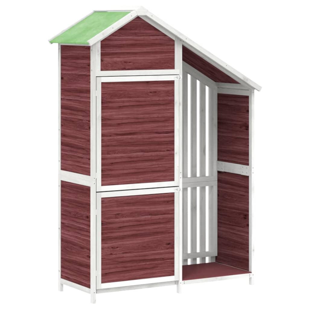 Cobertizo de madera de maciza de pino