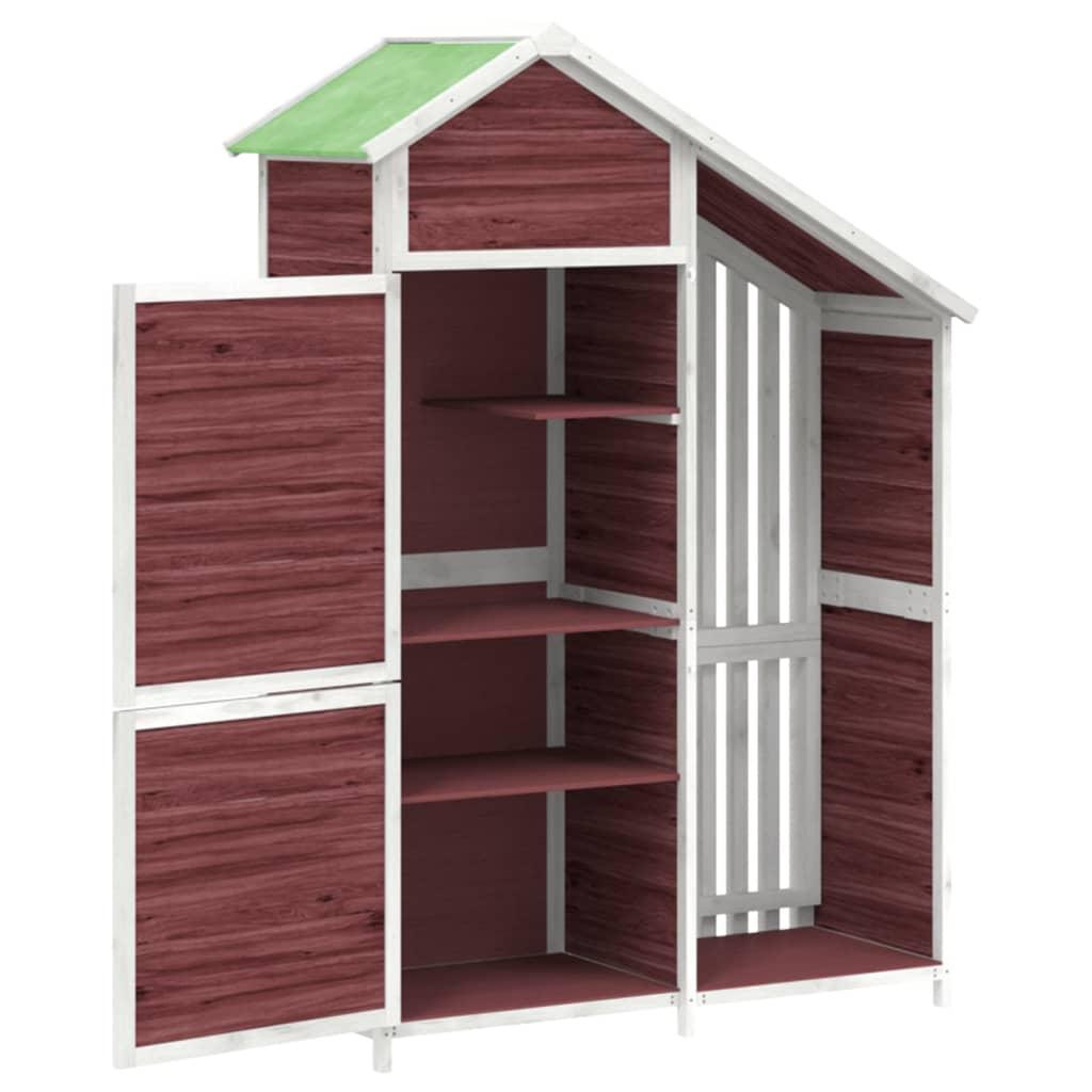 Cobertizo de madera de maciza de pino