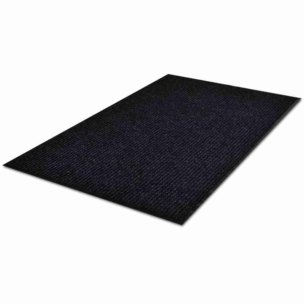 Felpudo negro 120 x 180 cm PVC