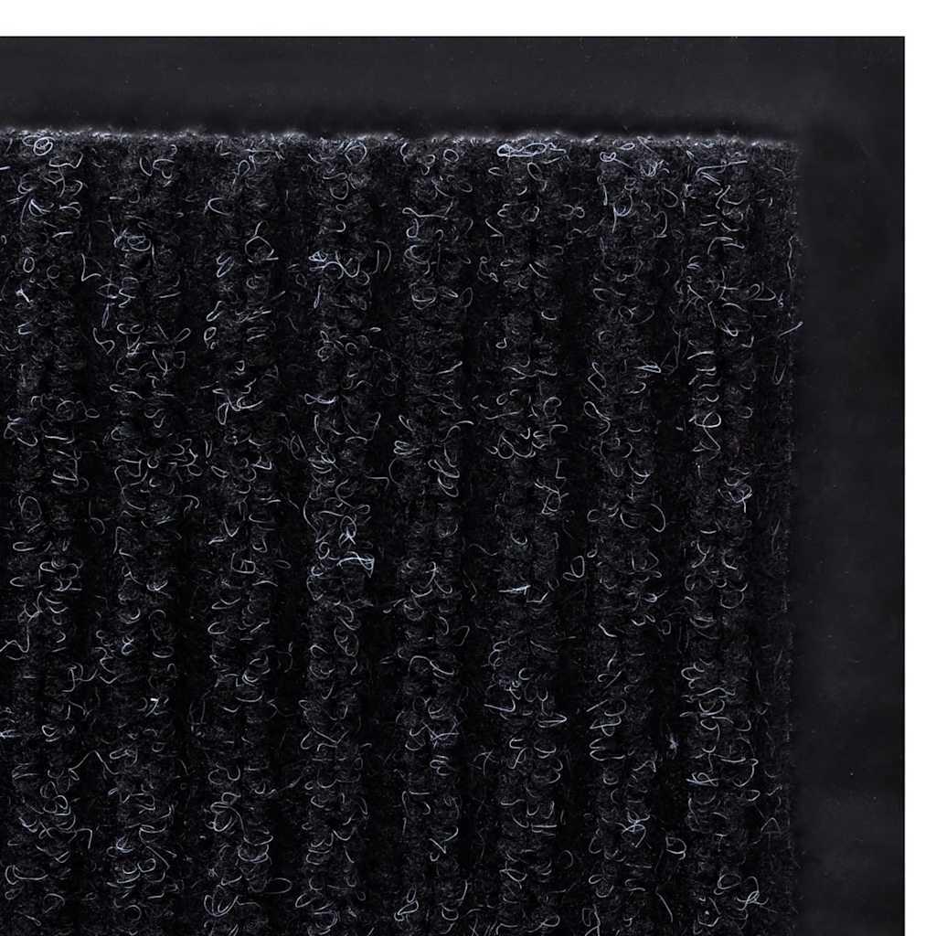 Felpudo negro 120 x 180 cm PVC