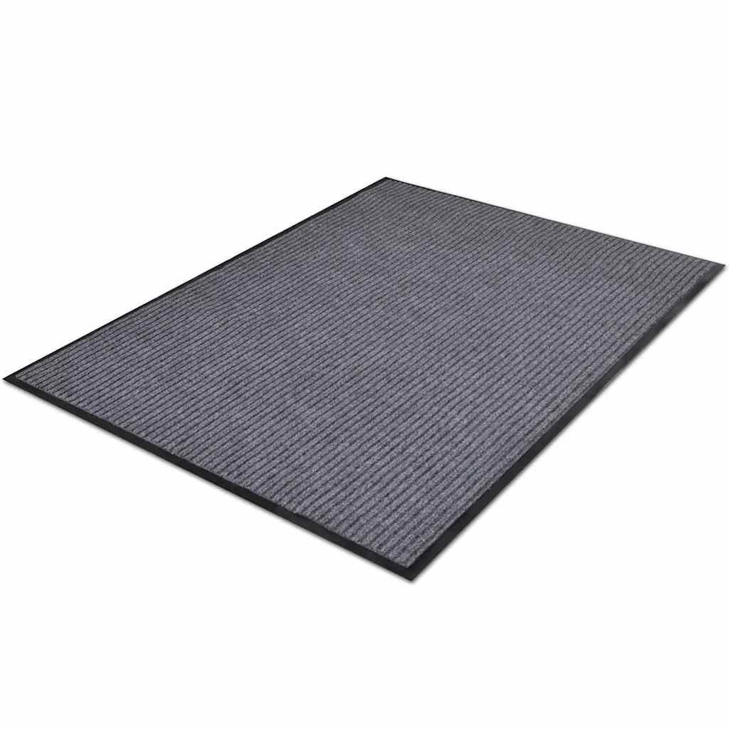 Felpudo negro 120 x 180 cm PVC