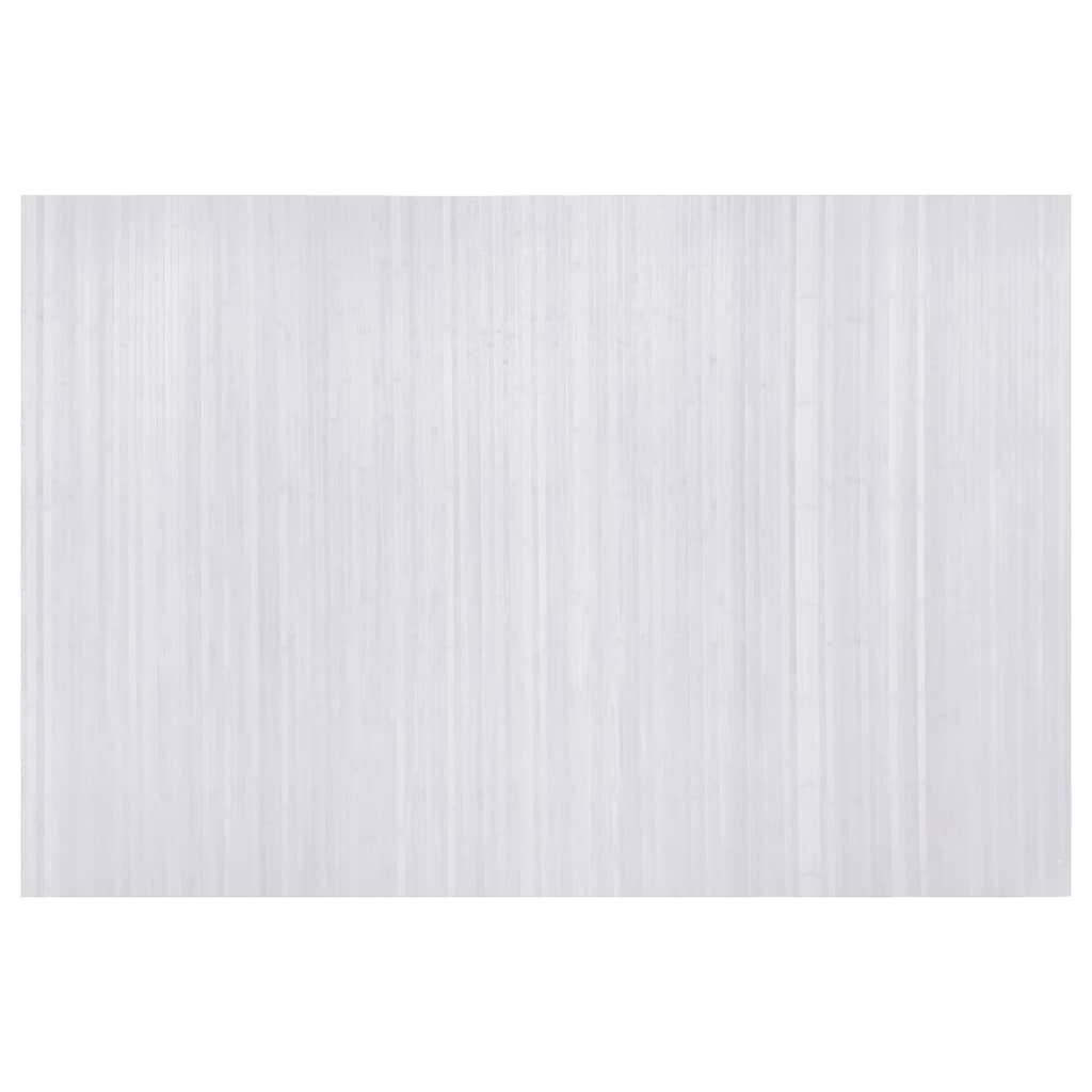 Biombo divisor de bambú color natural claro ancho 400 cm alto 165 cm