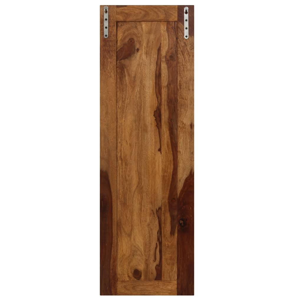 Percheros 2 unidades madera maciza de acacia 38x100 cm