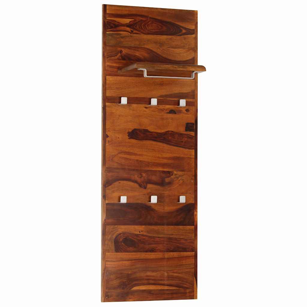 Perchero de madera maciza de acacia