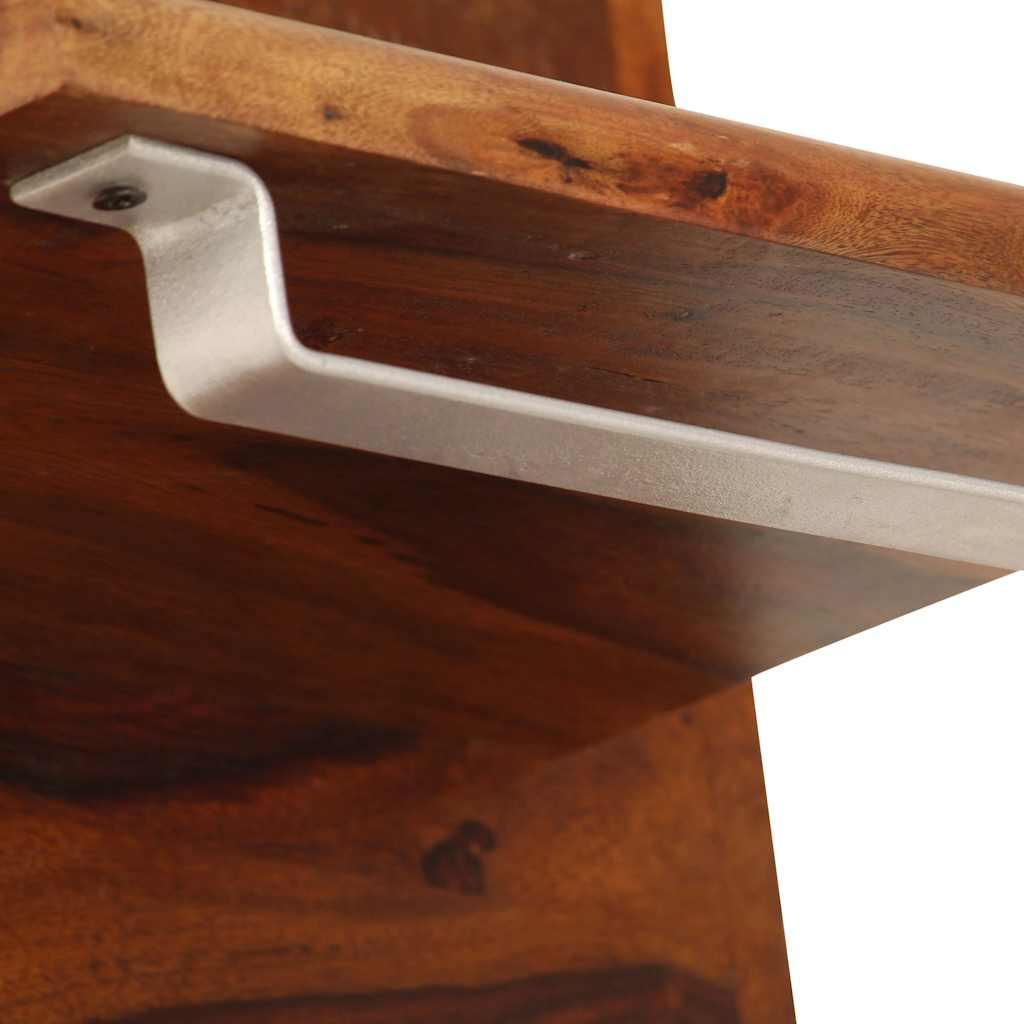 Perchero de madera maciza de acacia