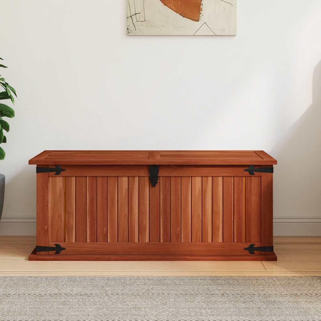Baúl de almacenamiento de madera maciza de acacia 79x34x32 cm